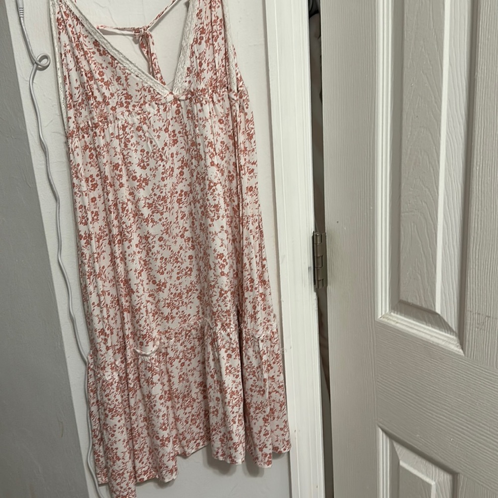 Floral mini ocean drive dress NWT